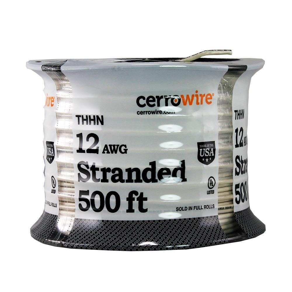 500 ft. 12/1 Blue Stranded THHN Wire - Super Arbor