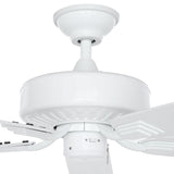 Barrow Island 52 in. Indoor/Outdoor White Ceiling Fan