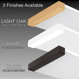 Commercial Electric 48 in. x 10 in. 4200 Lumens White End Caps Integrated LED Panel Light Selectable CCT Kitchen Lighting