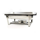 8 Qt. Foldable Frame Stainless Steel Chafing Dish Buffet Chafer Complete Set