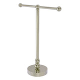Allied Brass Vanity Top 2 Arm Guest Towel Holder in Matte Gray