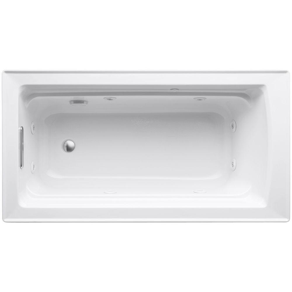 Archer 5 ft. Whirlpool Tub in White - Super Arbor
