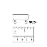 60-Watt Equivalent T3 Spiral Non-Dimmable GU24 Base Compact Fluorescent CFL Light Bulb, Cool White 4100K