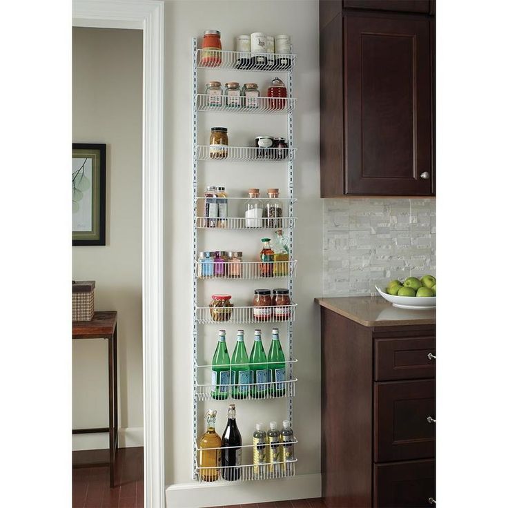ClosetMaid 18-in W x 77-in H 8-Tier Door/Wall Mount Metal Door Organizer
