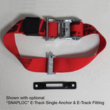 8 ft. x 2 in. Cinch Strap with Ratchet in Red - Super Arbor