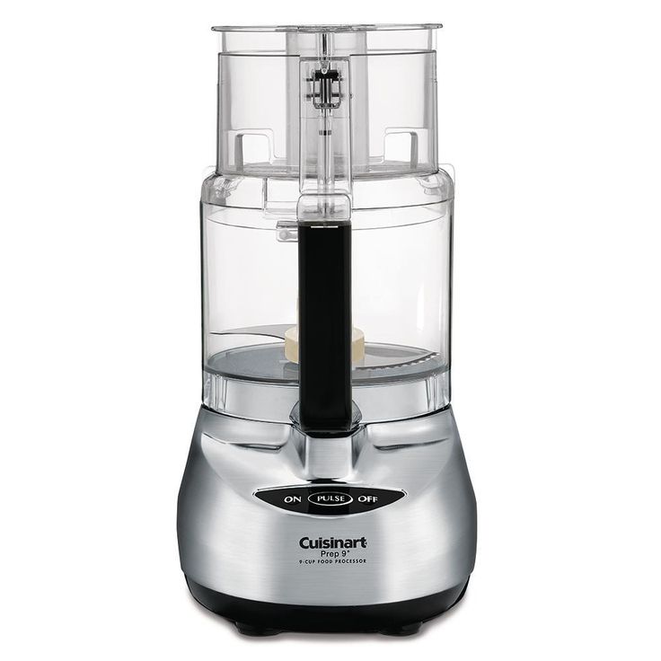 Prep 9 9-Cup 2-Speed Brushed Stainless Food Processor with Pulse Control