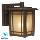 Port Oxford 1-Light Oil-Rubbed Chestnut Outdoor Wall Lantern Sconce