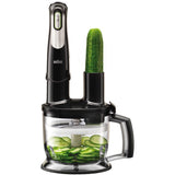 6-Cup Black Food Processor Attachment for MultiQuick Hand Blenders