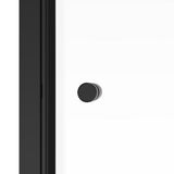 Rotolo 60 in. x 57 in. Semi-Frameless Sliding Bathtub Door in Matte Black - Super Arbor