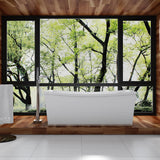 Terra 70 in. Acrylic Double Slipper Flatbottom Non-Whirlpool Center Drain Bathtub in White - Super Arbor