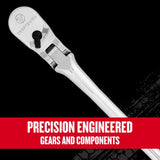 Craftsman V-Series Flex Head Ratchet Set - 1/2, 1/4, and 3/8 in. Drive