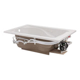 Cadet 60 in. x 42 in. Reversible Whirlpool Tub in White - Super Arbor