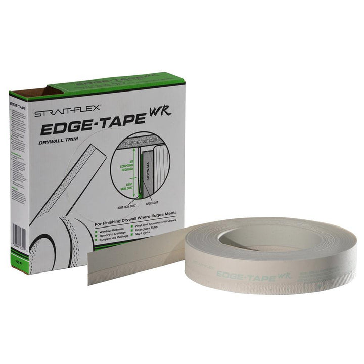 2 in. x 100 ft. Drywall Strait-Flex Edge-Tape Trim (Case of 12) - Super Arbor