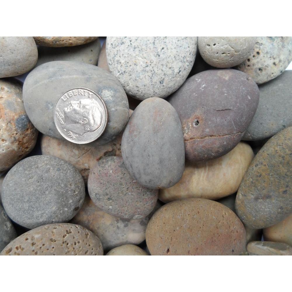 Butler Arts 1 in. to 2 in. Buff Mexican Beach Pebble (500 lb. Mini Sack) - Super Arbor