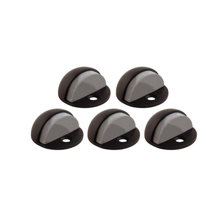 Oil Rubbed Bronze Floor Mount Dome Door Stop Value Pack (5 per Pack)