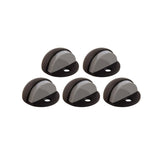 Oil Rubbed Bronze Floor Mount Dome Door Stop Value Pack (5 per Pack)