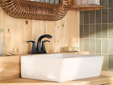 Moen Graeden Spot Resist Brushed Nickel 2-handle 4-in Centerset WaterSense Bathroom Sink Faucet with Drain