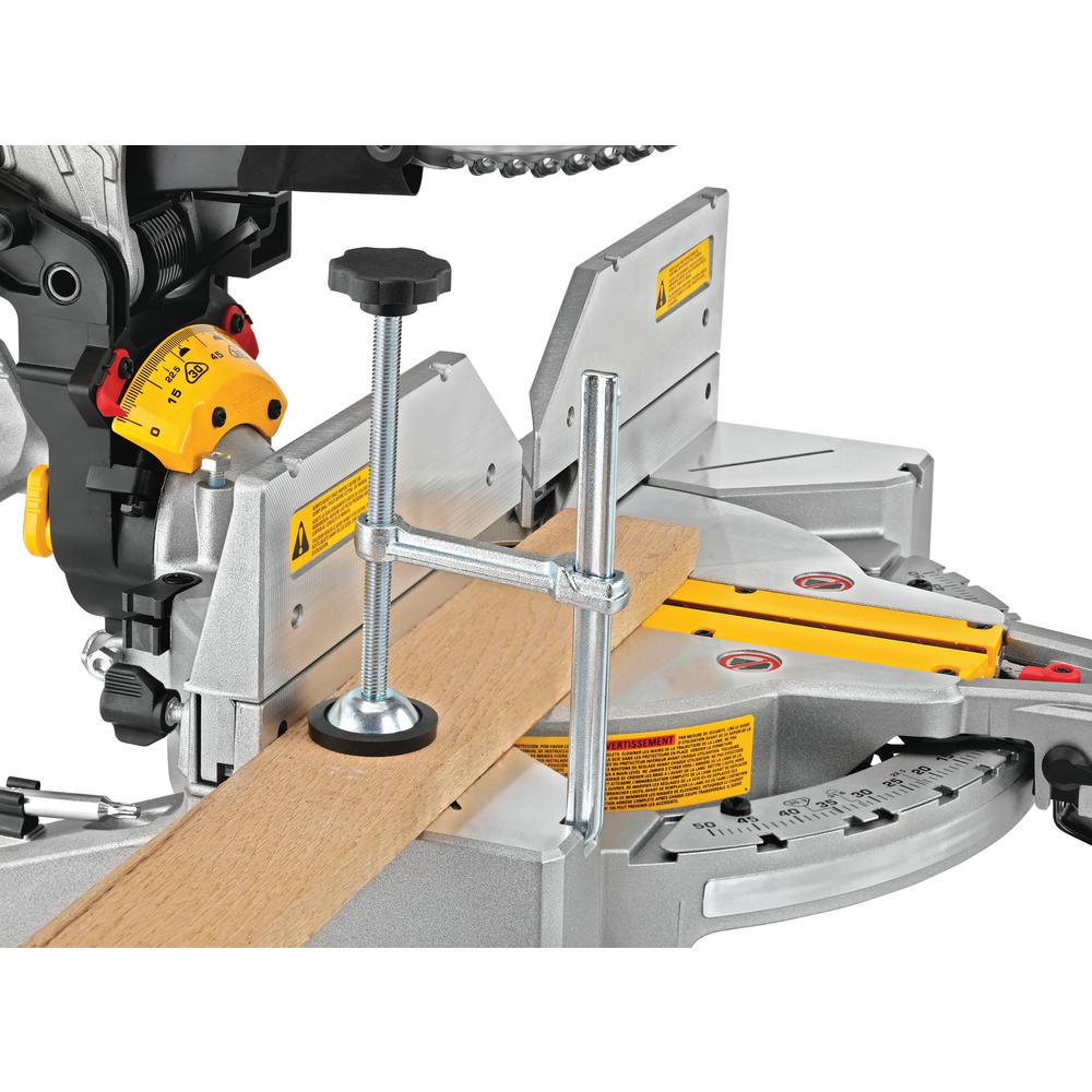 15 Amp Corded 12 in. Compound Double Bevel Miter Saw - Super Arbor