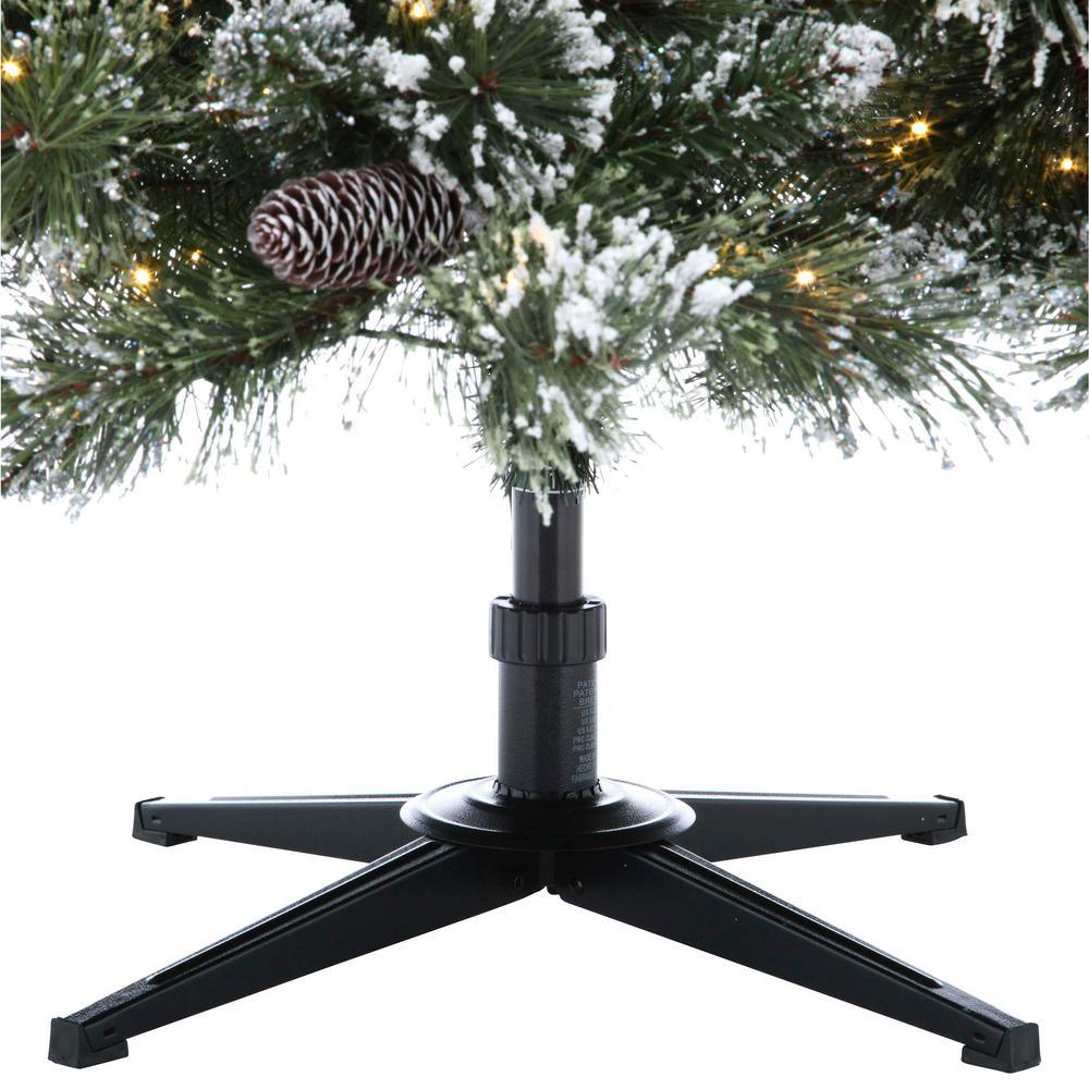 7.5 ft Sparkling Amelia Pine LED Pre-Lit Artificial Christmas Tree with Warm White Lights - Super Arbor