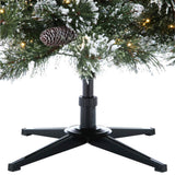 7.5 ft Sparkling Amelia Pine LED Pre-Lit Artificial Christmas Tree with Warm White Lights - Super Arbor