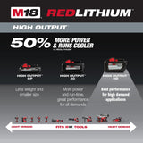 M18 18-Volt Lithium-Ion High Output Battery Pack 12.0Ah and Rapid Charger Starter Kit