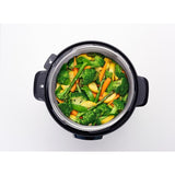 LUX LCD 8 Qt. Stainless Steel Electric Pressure Cooker with Stainless Steel Cooking Pot