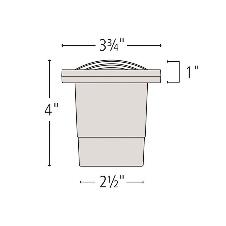 Low-Voltage 20-Watt Matte Bronze Hardy Island Grill Top Cast Brass Well Light
