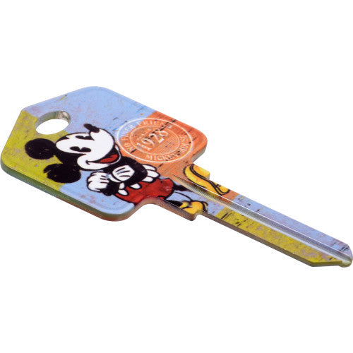 Hillman Disney Mickey Mouse House/Padlock Universal Key Blank Double