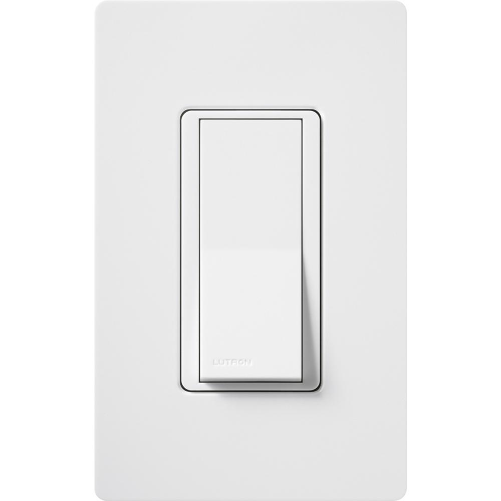 Claro 15 Amp Single-Pole Paddle Switch - White - Super Arbor