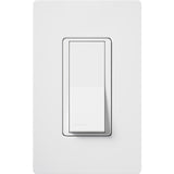 Claro 15 Amp Single-Pole Paddle Switch - White - Super Arbor