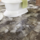 Style Selections Montfort Slate 9.84-mil x 12-ft W Waterproof Cut-to-length Vinyl Sheet Flooring