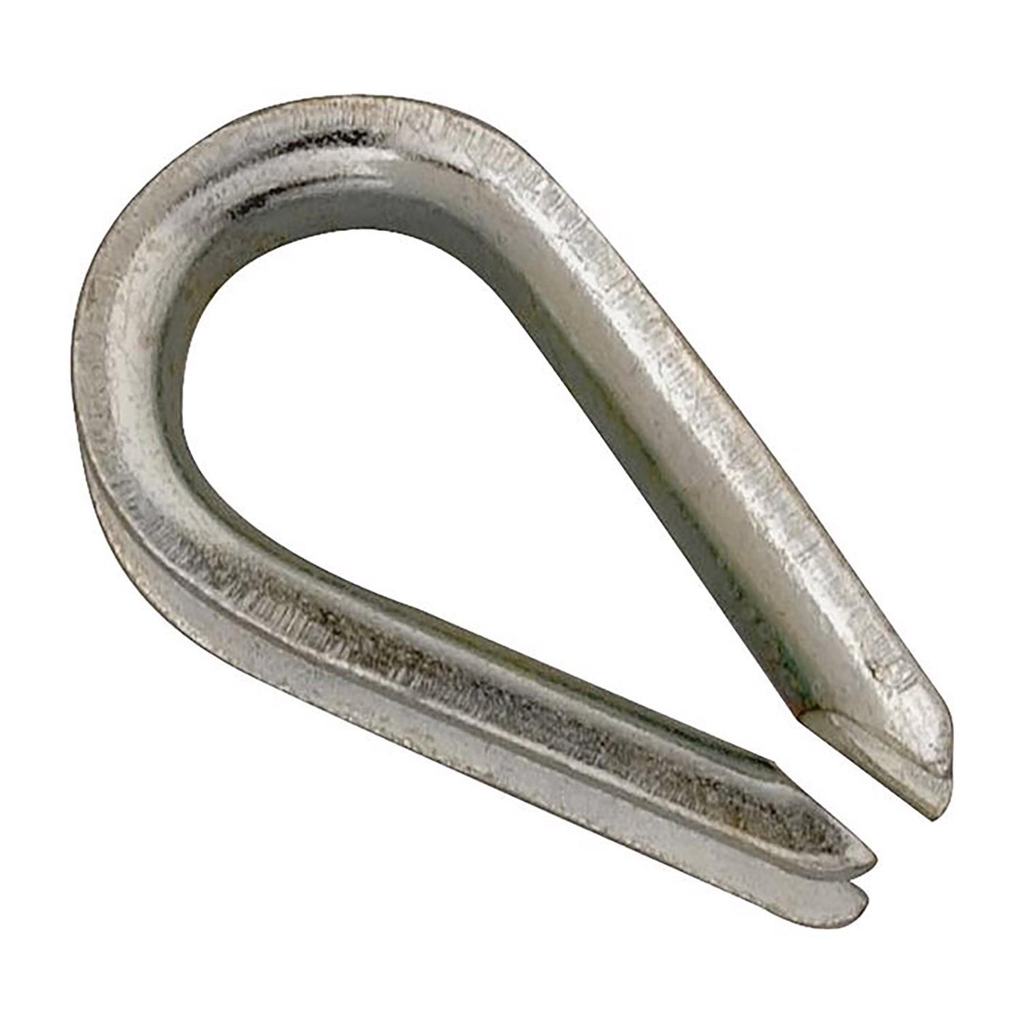 Campbell Galvanized Zinc Wire Rope Thimble, 1/2 in. Diameter, 2-1/2 in. Length