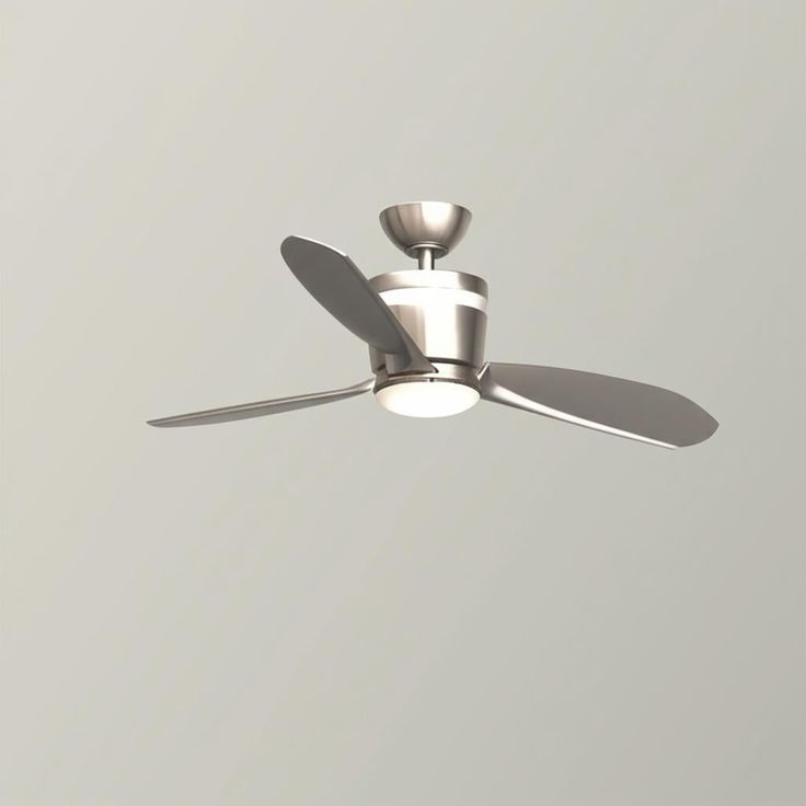 Home Decorators Collection Federigo 48-inch Nickel Ceiling Fan with LED Light and Remote