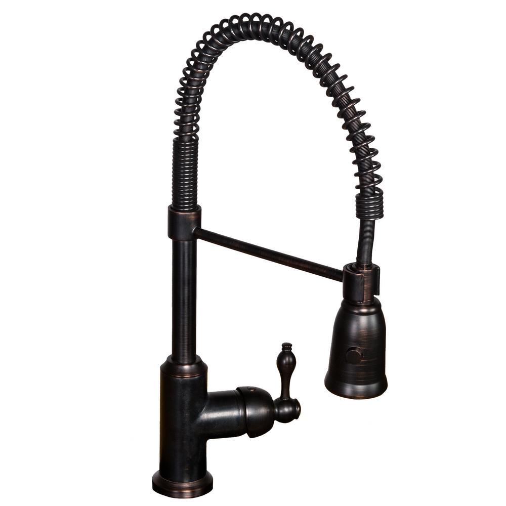All-in-One Copper 42 in. Triple Bowl Kitchen Farmhouse Apron Front Sink with Spring Faucet in Oil Rubbed Bronze - Super Arbor