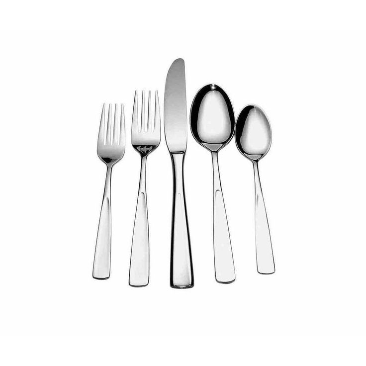 Carnegie 20-Piece Matte 18/0 Stainless Steel Flatware Set (Service for 4)