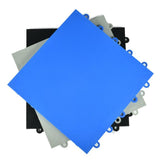 Greatmats Court Floor Flat Top Light Gray 12-1/8 in. x 12-1/8 in. x 5/8 in. Interlocking Modular Floor Tile (Case of 24)