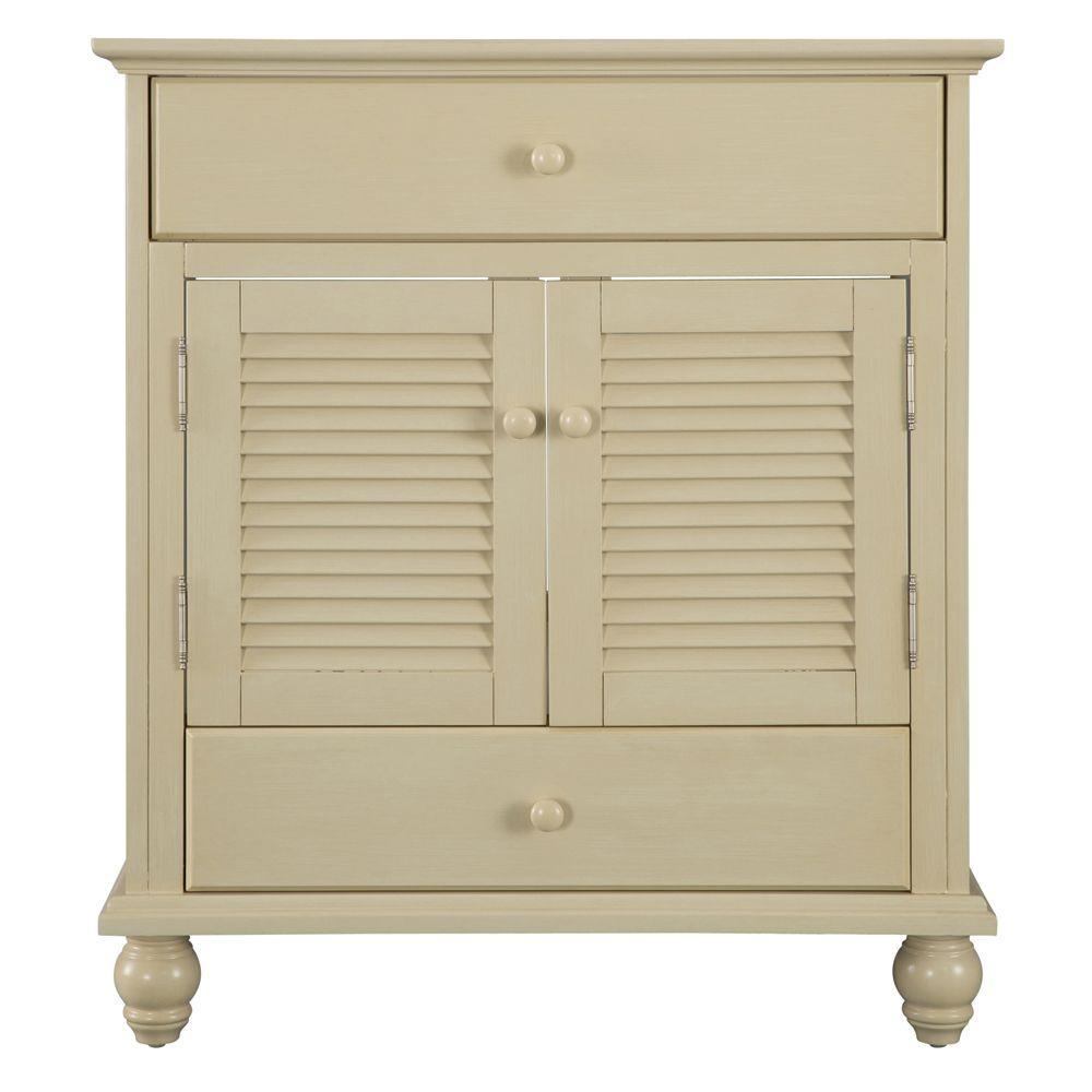 Cottage 48 in. W Bath Vanity Cabinet Only in Antique White - Super Arbor