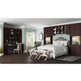 Shaker Assembled 36x34.5x24 in. Blind Base Corner Kitchen Cabinet in Java