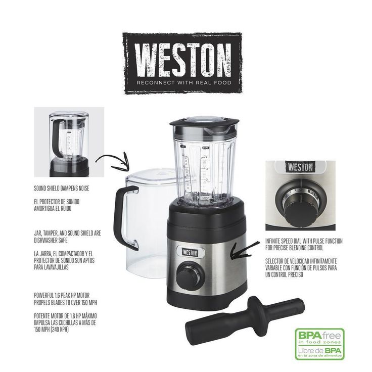 Pro Series 32 oz. 11-speed Stainless Steel Blender with Sound Shield