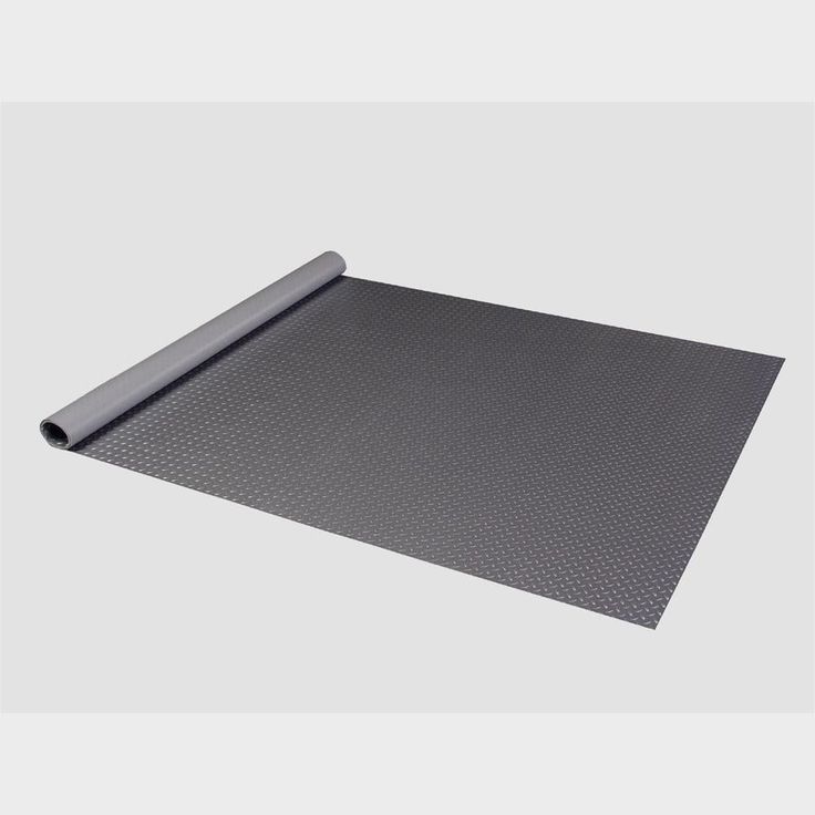 Diamond Deck 5 ft. x 35 ft. Charcoal Textured PVC Rollout Flooring