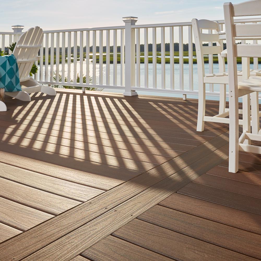 ArmorGuard Regency 94 in. White Composite Rail Kit - Super Arbor
