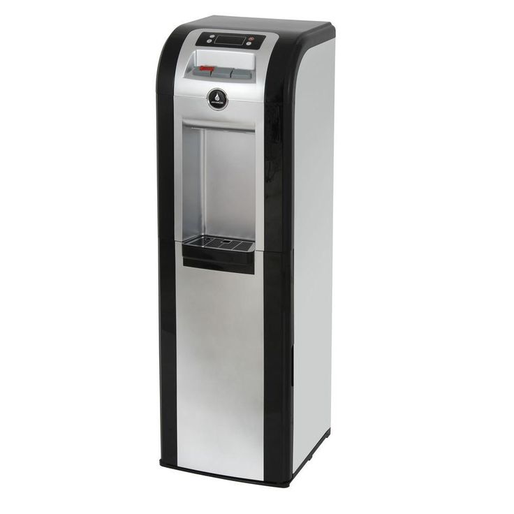 3-5 Gal. ENERGY STAR Hot/Room/Cold Temperature Bottom Load Water Cooler Dispenser with Kettle Feature in Black/Platinum