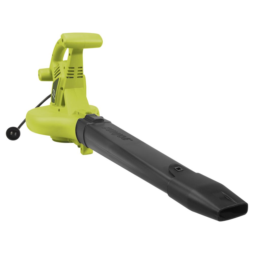 Sun Joe 250 MPH 440 CFM 14 Amp Electric Handheld Blower/Vacuum/Mulcher in Green - Super Arbor
