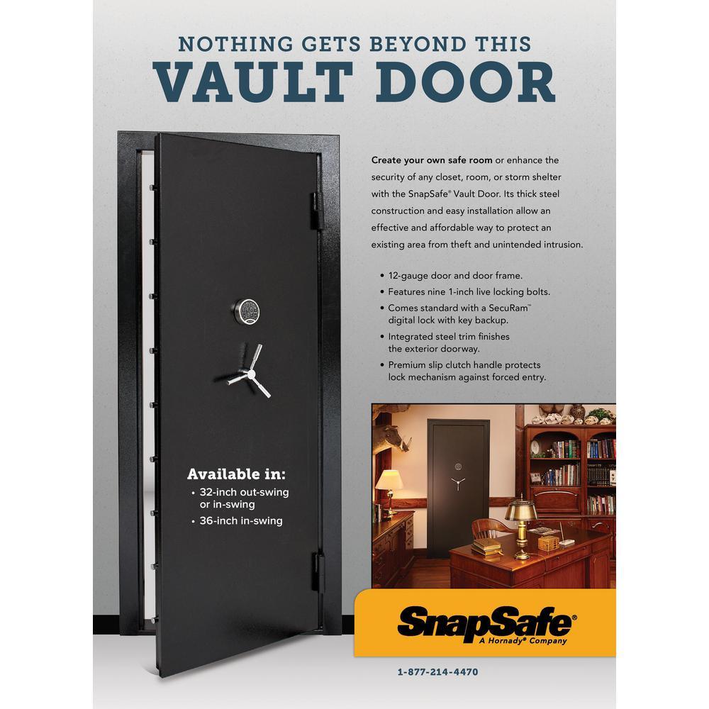 32 in. W x 80 in. H Vault Room Safe Door - Super Arbor