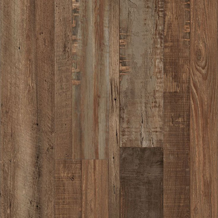 CALI Aqua Tough Redefined Pine Brown 20-mil x 7-3/32-in W x 48-in L Waterproof Interlocking Luxury Vinyl Plank Flooring (23.77-sq ft/ Carton)