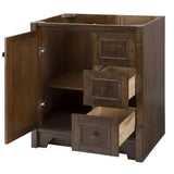 Creedmoor 30 in. W Bath Vanity Cabinet Only in Walnut - Super Arbor