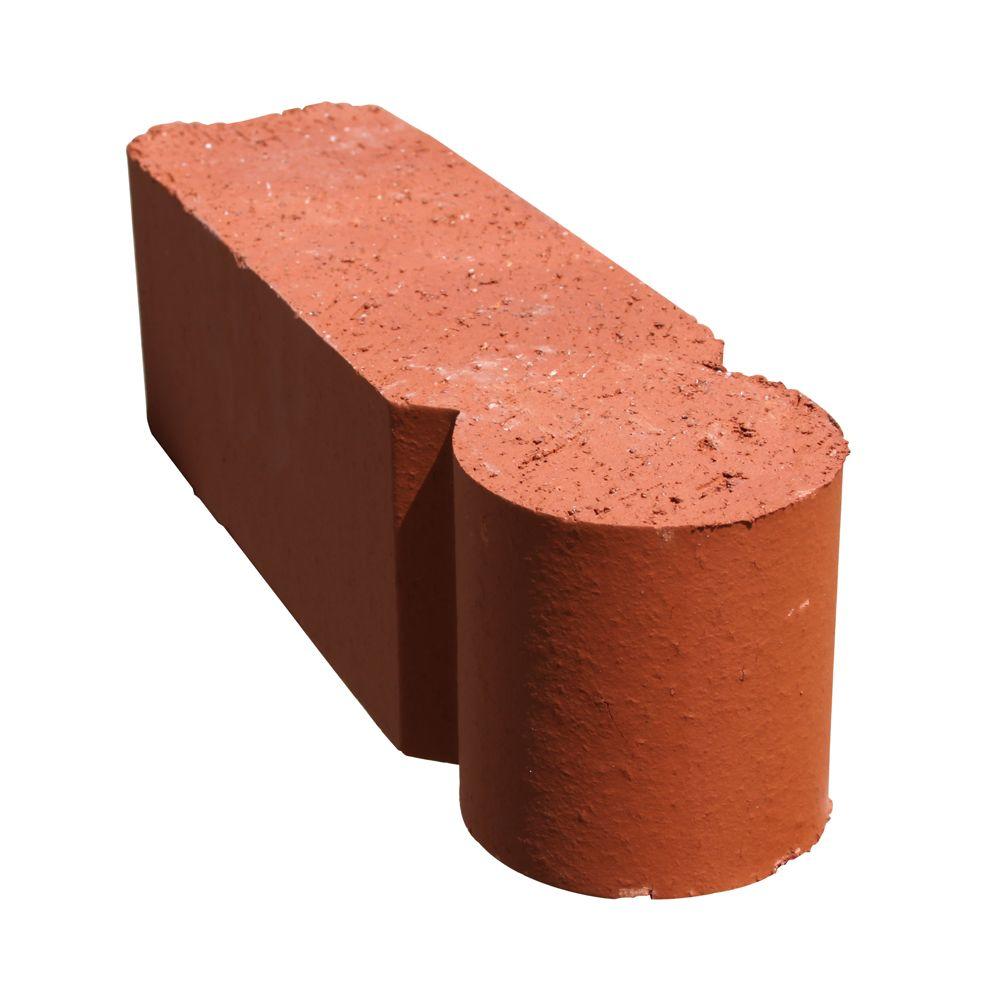 Spinner 12 in. x 3 in. x 3.5 in. Clay Red Edger - Super Arbor