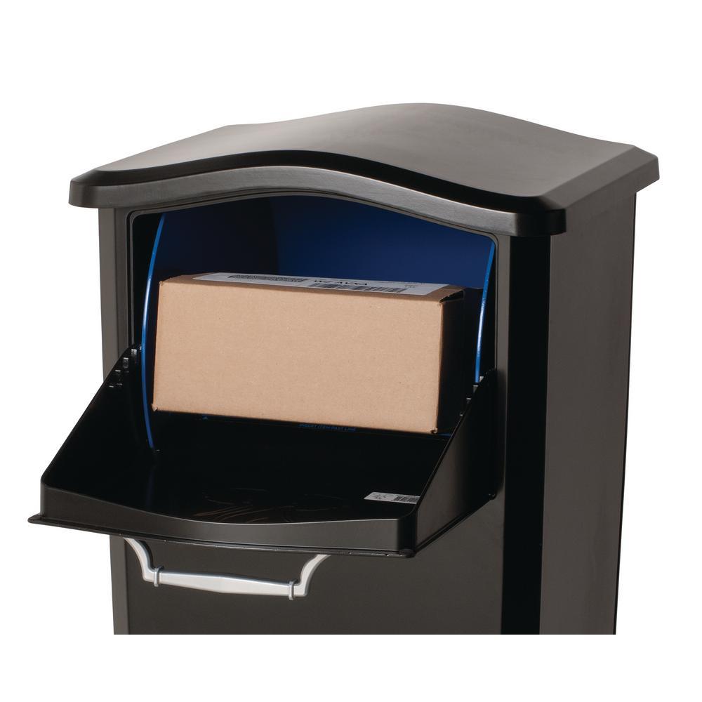 Elephantrunk Black Locking Extra-Large Mailbox Parcel Drop - Super Arbor