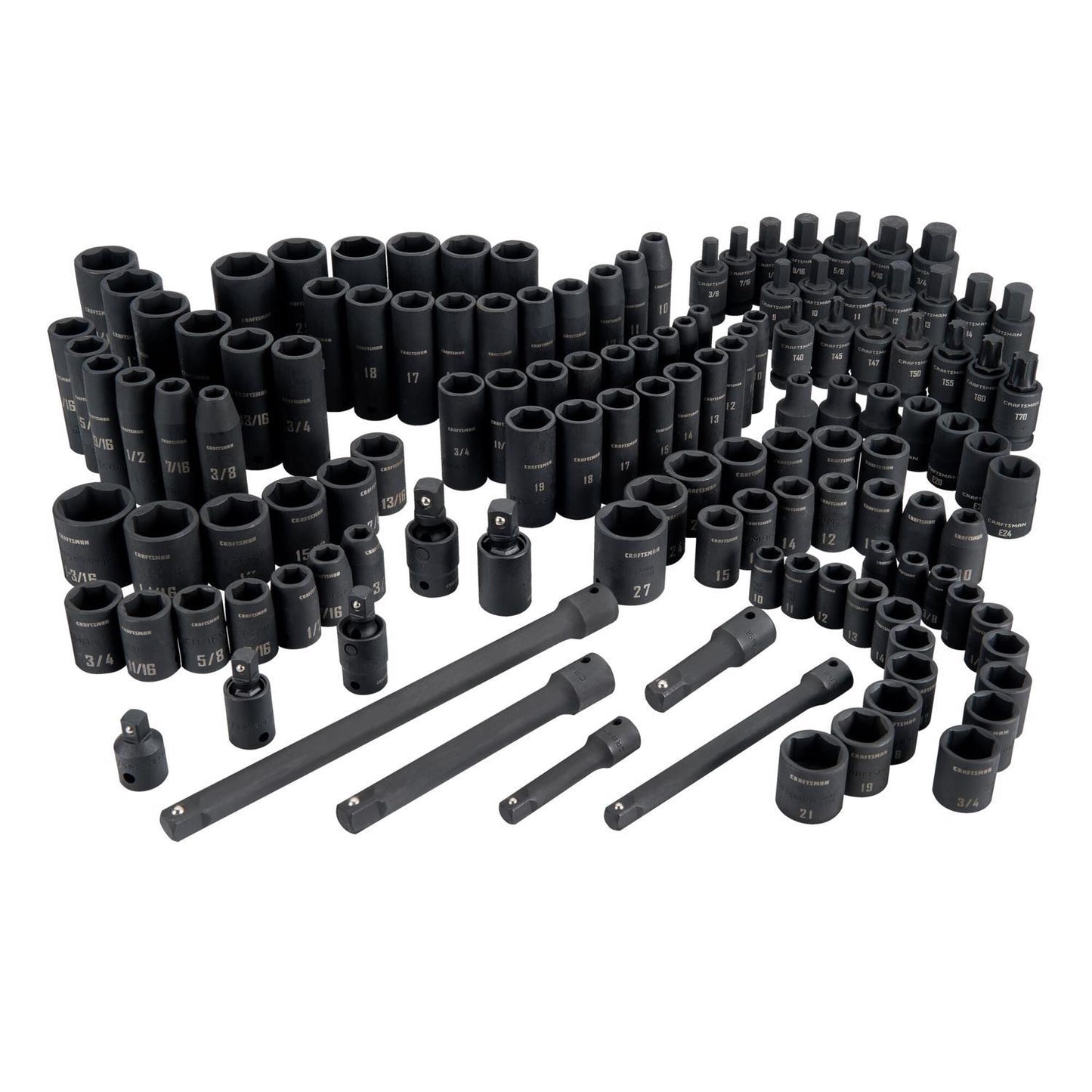 Craftsman 130 pc SAE Mechanic's Tool Set with 6-Point Sockets