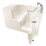 Gelcoat Value Series 52in. x 32in. Right Hand Touch Control Walk-In Whirlpool Bathtub with Outward Opening Door in White - Super Arbor